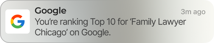 An assets of google notification.